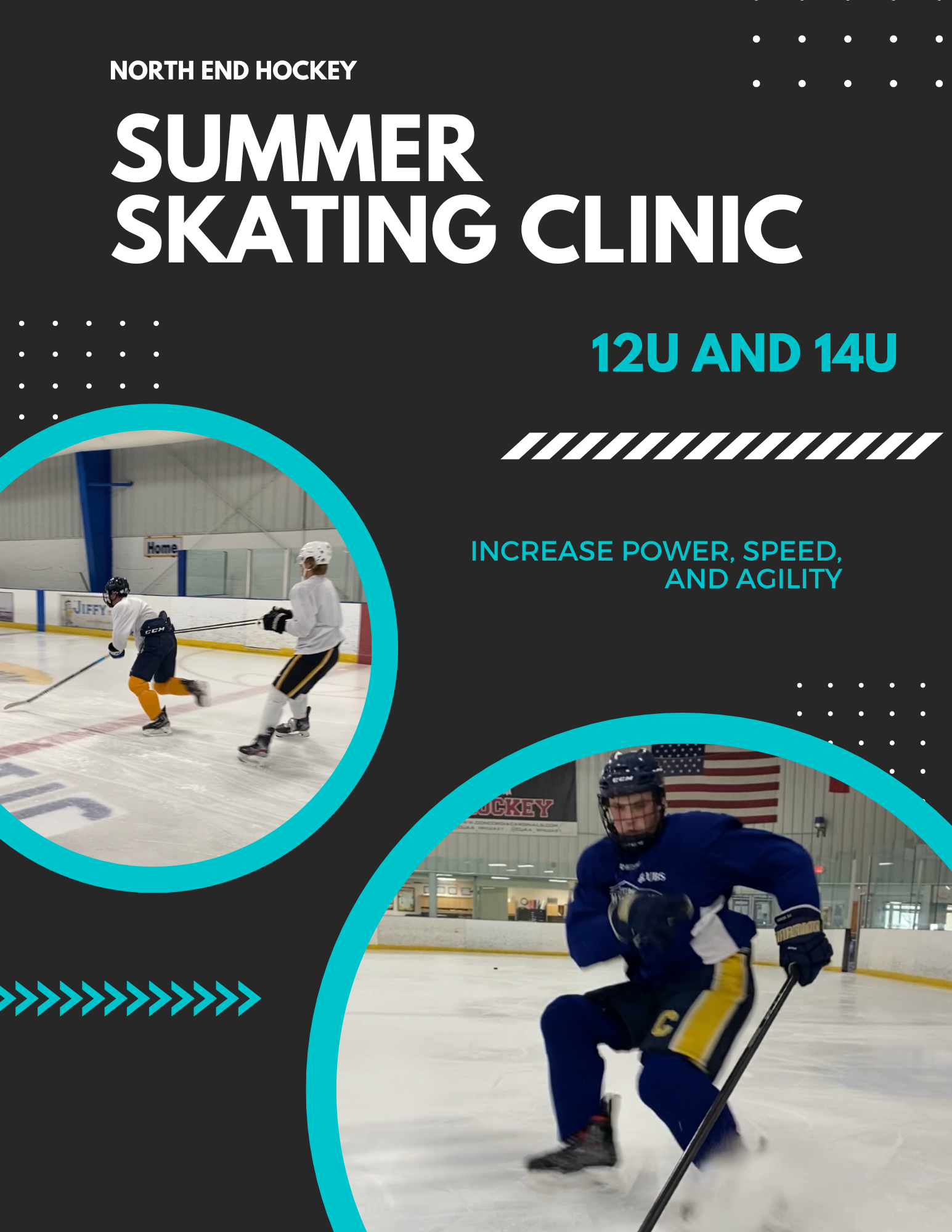 12U and 14U Summer Power Skating Class: Arctic Coliseum, Chelsea, MI | NEH